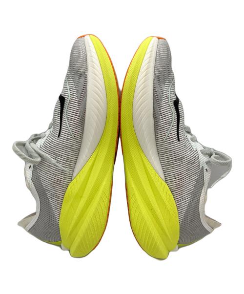 HOKAONEONE（ホカオネオネ）HOKAONEONE (ホカオネオネ) スニーカー ホワイト×イエロー サイズ:27.5cmの古着・服飾アイテム