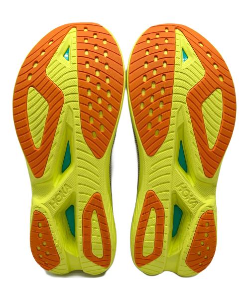HOKAONEONE（ホカオネオネ）HOKAONEONE (ホカオネオネ) スニーカー ホワイト×イエロー サイズ:27.5cmの古着・服飾アイテム