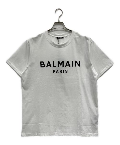 BALMAIN（バルマン）BALMAIN (バルマン) 半袖カットソー ホワイト サイズ:Sの古着・服飾アイテム