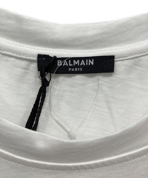BALMAIN（バルマン）BALMAIN (バルマン) 半袖カットソー ホワイト サイズ:Sの古着・服飾アイテム