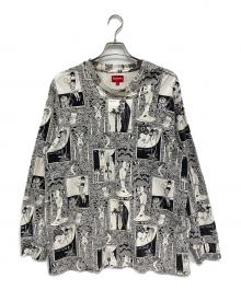 SUPREME（シュプリーム）の古着「長袖カットソー」｜ホワイト×ブラック