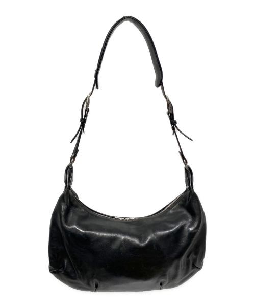 LAST CROPS（ラストクロップス）LAST CROPS (ラストクロップス) レザーショルダーバッグ ブラックの古着・服飾アイテム