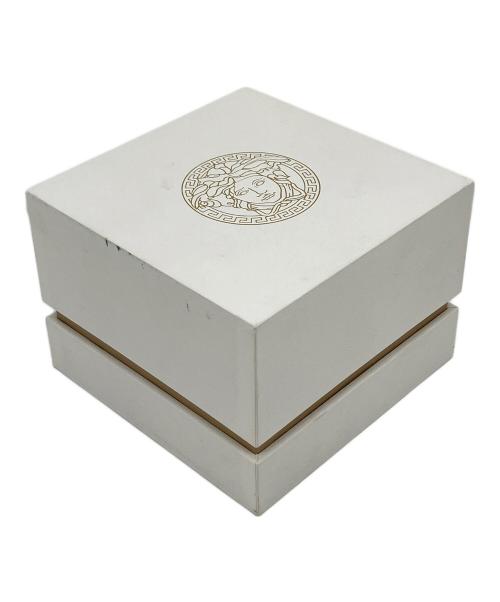 VERSACE（ヴェルサーチェ）VERSACE (ヴェルサーチェ) リストウォッチ ブラック×ゴールドの古着・服飾アイテム