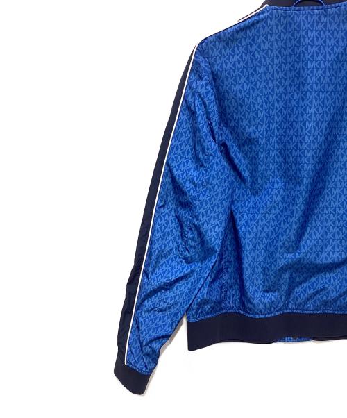 MICHAEL KORS（マイケル・コース）MICHAEL KORS (マイケル・コース) ボマージャケット ブルー×ネイビー サイズ:Ｌの古着・服飾アイテム