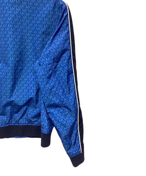 MICHAEL KORS（マイケル・コース）MICHAEL KORS (マイケル・コース) ボマージャケット ブルー×ネイビー サイズ:Ｌの古着・服飾アイテム