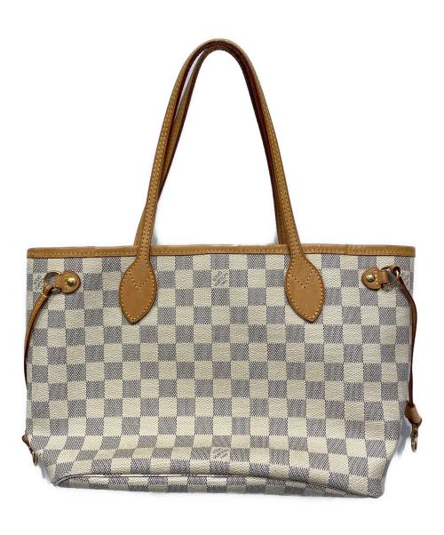 LOUIS VUITTON（ルイ ヴィトン）LOUIS VUITTON (ルイ ヴィトン) トートバッグ ホワイト×ベージュの古着・服飾アイテム