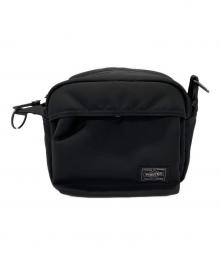 PORTER×COMME des GARCONS HOMME（ポーター×コムデギャルソン オム）の古着「ナイロンツイルショルダーバッグ」｜ブラック