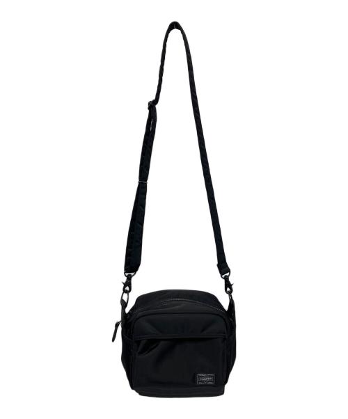 PORTER（ポーター）PORTER (ポーター) COMME des GARCONS HOMME (コムデギャルソン オム) ナイロンツイルショルダーバッグ ブラックの古着・服飾アイテム