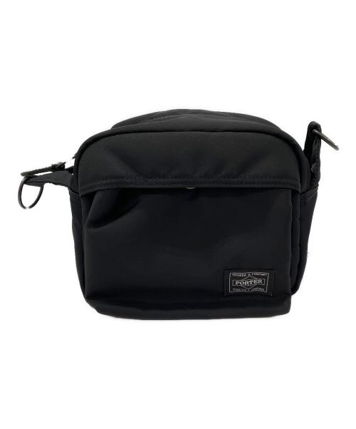 PORTER（ポーター）PORTER (ポーター) COMME des GARCONS HOMME (コムデギャルソン オム) ナイロンツイルショルダーバッグ ブラックの古着・服飾アイテム