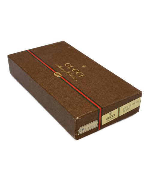 GUCCI（グッチ）GUCCI (グッチ) 2つ折り財布 GGスプリーム ブラウンの古着・服飾アイテム