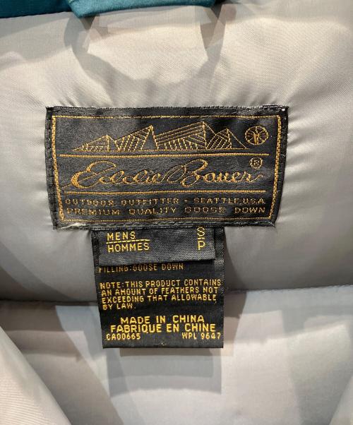 Eddie Bauer（エディーバウアー）Eddie Bauer (エディーバウアー) ダウンジャケット グリーン サイズ:Sの古着・服飾アイテム