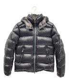 MONCLERモンクレール）の古着「ダブルジップアップダウンジャケット」｜ブラック