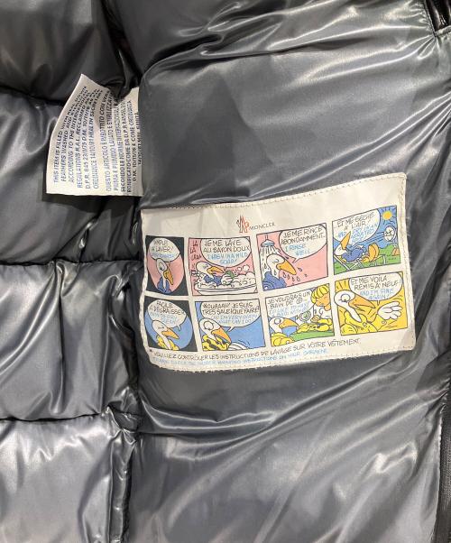 MONCLER（モンクレール）MONCLER (モンクレール) ダブルジップアップダウンジャケット ブラック サイズ:1の古着・服飾アイテム