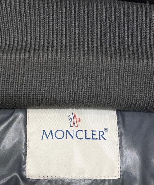 MONCLER（モンクレール）MONCLER (モンクレール) ダブルジップアップダウンジャケット ブラック サイズ:1の古着・服飾アイテム