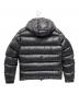 MONCLER (モンクレール) ダブルジップアップダウンジャケット ブラック サイズ:1：40000円