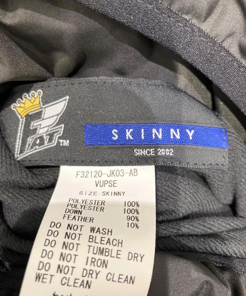 FAT（エフエーティー）FAT (エフエーティー) ダウンベスト ブラック サイズ:SKINNYの古着・服飾アイテム