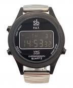 SB×FAT×VAGUE WATCH COエスビー×エフエーティー×ヴァーグウォッチカンパニー）の古着「デジタルウォッチ」｜ブラック