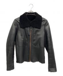 PAUL SMITH（ポールスミス）の古着「レザージャケット」｜ブラック