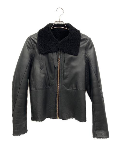 PAUL SMITH（ポールスミス）PAUL SMITH (ポールスミス) レザージャケット ブラック サイズ:Mの古着・服飾アイテム