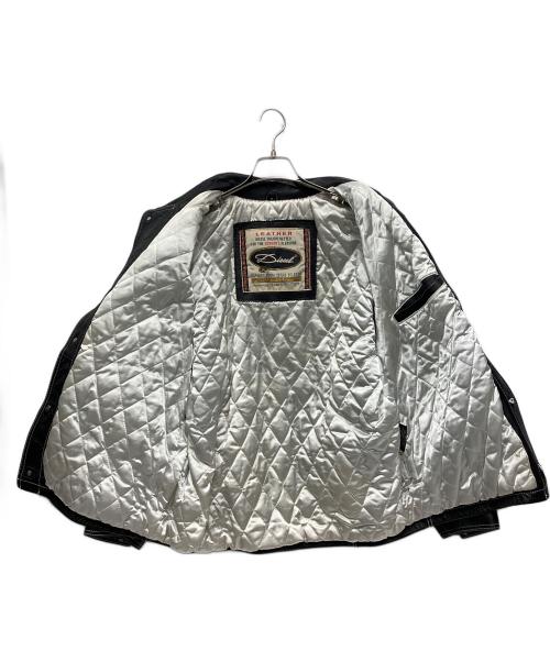 DIESEL（ディーゼル）DIESEL (ディーゼル) レザージャケット ブラック サイズ:Mの古着・服飾アイテム