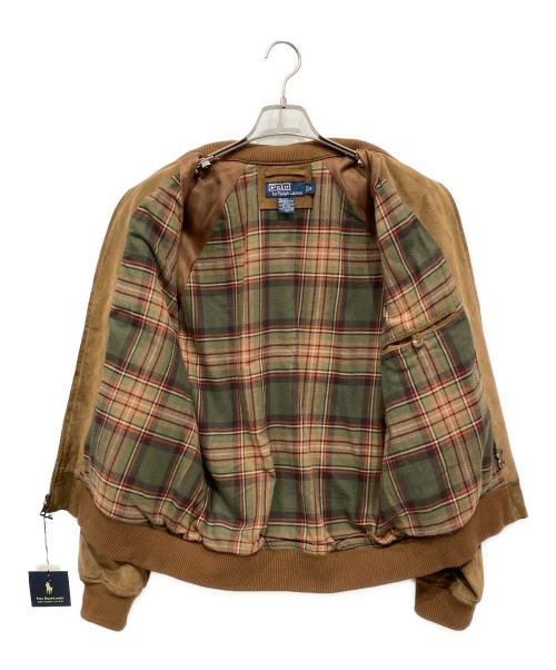 POLO RALPH LAUREN（ポロ・ラルフローレン）POLO RALPH LAUREN (ポロ・ラルフローレン) レザースイングトップ ブラウン サイズ:Sの古着・服飾アイテム