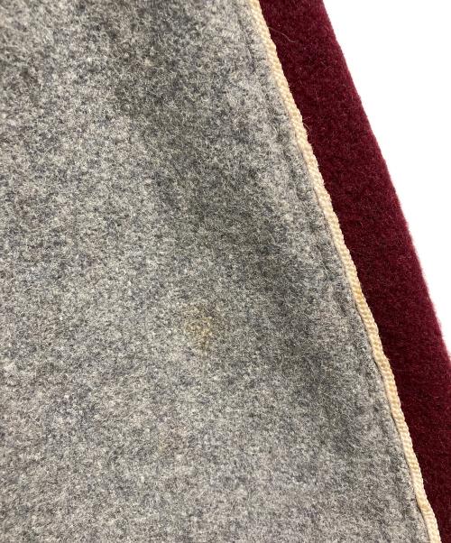 HOLLOAY（ホロウェイ）HOLLOAY (ホロウェイ) ウールスタジャン グレー×レッド サイズ:Lの古着・服飾アイテム