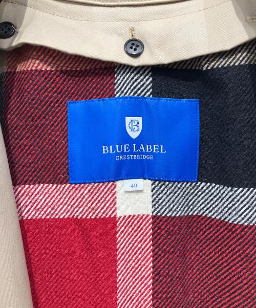 BLUE LABEL CRESTBRIDGE（ブルーレーベルクレストブリッジ）BLUE LABEL CRESTBRIDGE (ブルーレーベルクレストブリッジ) トレンチコート ベージュ サイズ:Lの古着・服飾アイテム