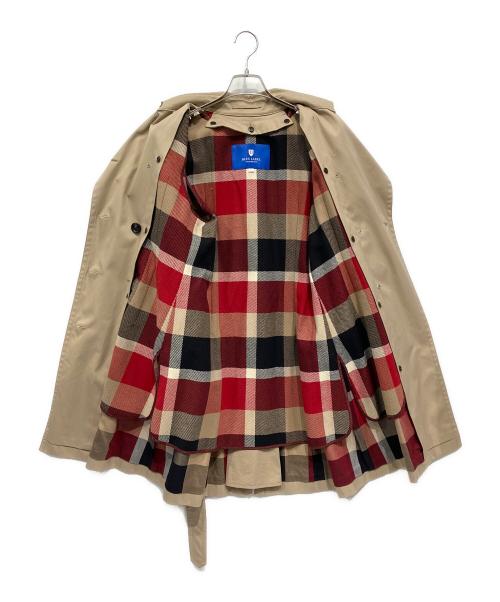 BLUE LABEL CRESTBRIDGE（ブルーレーベルクレストブリッジ）BLUE LABEL CRESTBRIDGE (ブルーレーベルクレストブリッジ) トレンチコート ベージュ サイズ:Lの古着・服飾アイテム