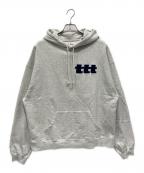 TTT MSWティー）の古着「パーカー」｜ライトグレー