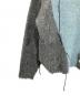 中古・古着 Knuth Marf (クヌースマーフ) 厚手カーディガン ライトブルー×グレー サイズ:不明：5000円