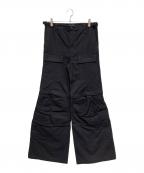 BALENCIAGAバレンシアガ）の古着「FLARED CARGO PANTS」｜ブラック