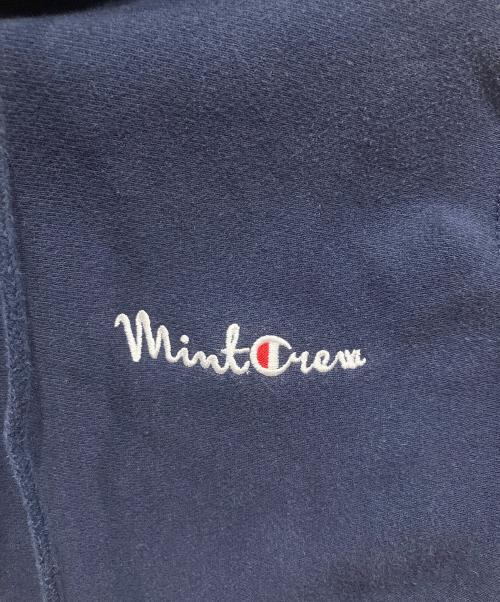 Champion REVERSE WEAVE（チャンピオン リバース ウィーブ）Champion REVERSE WEAVE (チャンピオン リバース ウィーブ) mintcrew (ミントクルー) プルオーバーパーカー ネイビー サイズ:Sの古着・服飾アイテム