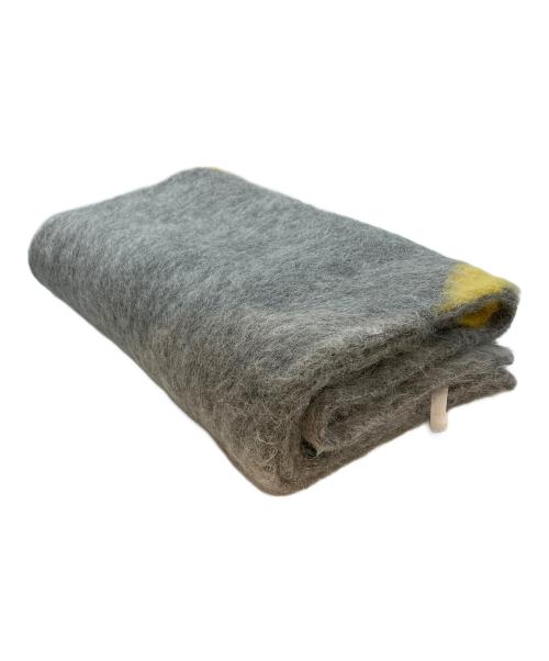 OFFWHITE（オフホワイト）OFFWHITE (オフホワイト) アルパカ混ウールマフラー グレー サイズ:O/Sの古着・服飾アイテム