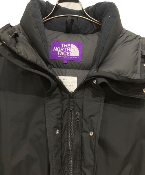 THE NORTHFACE PURPLELABEL（ザ・ノースフェイス パープルレーベル）THE NORTHFACE PURPLELABEL (ザ・ノースフェイス パープルレーベル) マウンテンショートダウンパーカ ブラック サイズ:Lの古着・服飾アイテム