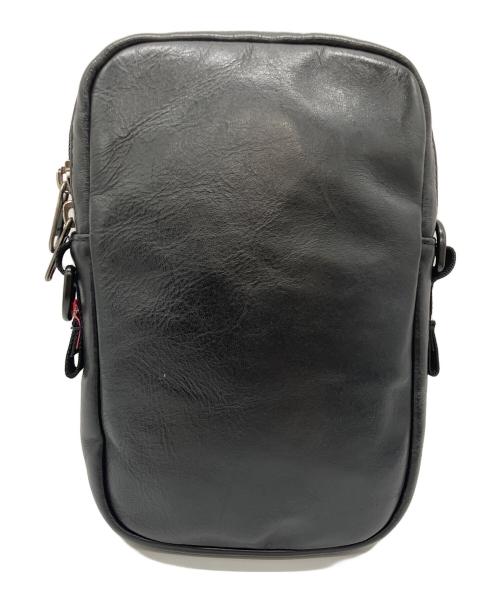THE NORTH FACE（ザ ノース フェイス）THE NORTH FACE (ザ ノース フェイス) SUPREME (シュプリーム) 18AW Leather Shoulder Bag ブラックの古着・服飾アイテム