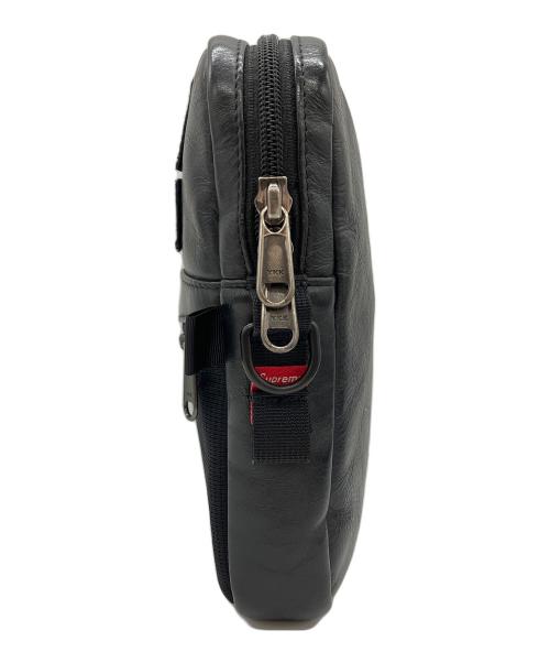 THE NORTH FACE（ザ ノース フェイス）THE NORTH FACE (ザ ノース フェイス) SUPREME (シュプリーム) 18AW Leather Shoulder Bag ブラックの古着・服飾アイテム