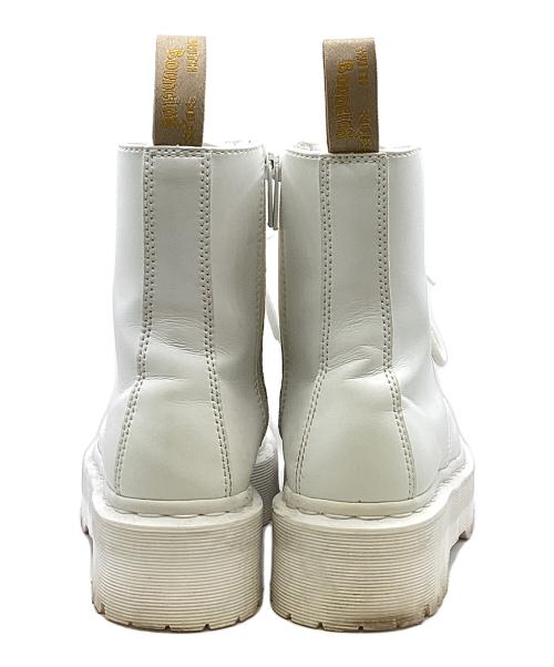 Dr.Martens（ドクターマーチン）Dr.Martens (ドクターマーチン) V JADON II MONO 8ホールブーツ ホワイト サイズ:25cmの古着・服飾アイテム