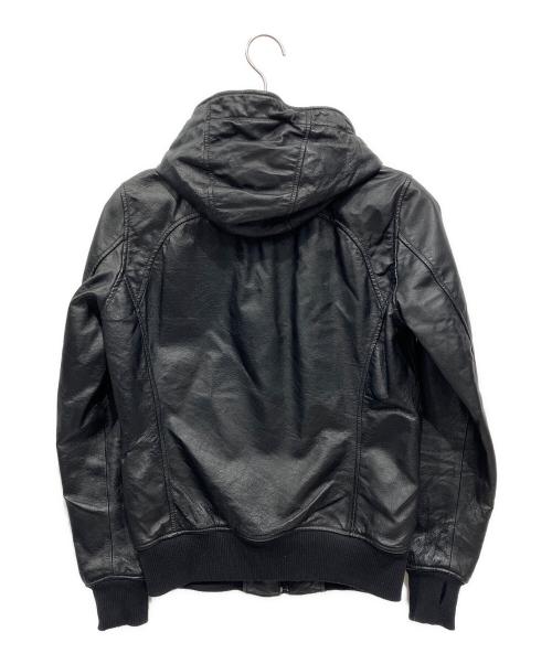 Hysteric Glamour（ヒステリックグラマー）Hysteric Glamour (ヒステリックグラマー) レザージャケット ブラック サイズ:Sの古着・服飾アイテム