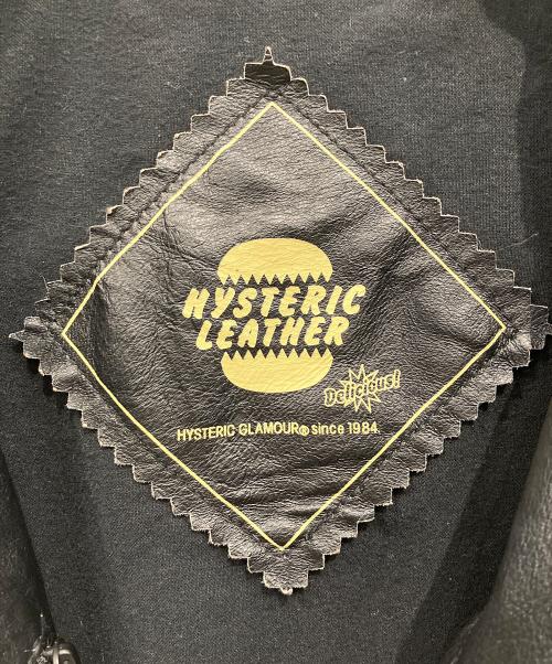 Hysteric Glamour（ヒステリックグラマー）Hysteric Glamour (ヒステリックグラマー) レザージャケット ブラック サイズ:Sの古着・服飾アイテム