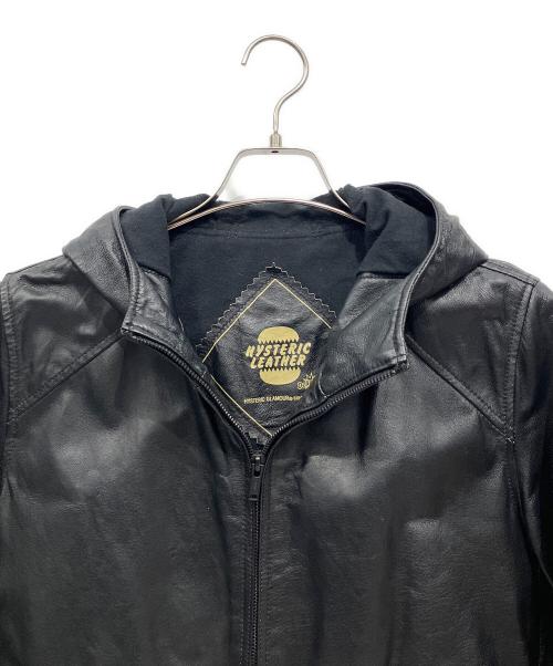 Hysteric Glamour（ヒステリックグラマー）Hysteric Glamour (ヒステリックグラマー) レザージャケット ブラック サイズ:Sの古着・服飾アイテム