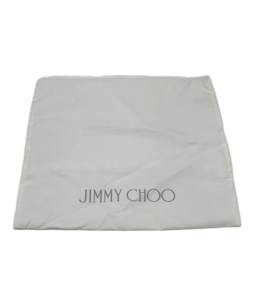 JIMMY CHOO（ジミーチュウ）JIMMY CHOO (ジミーチュウ) スターエンボスラウンドファスナー財布 ブラックの古着・服飾アイテム