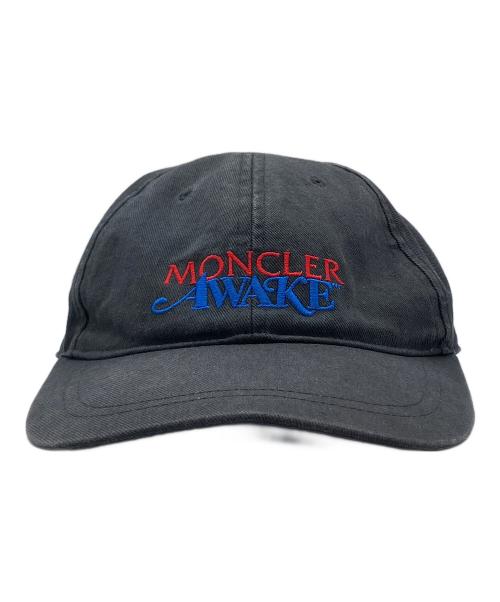 MONCLER（モンクレール）MONCLER (モンクレール) AWAKE (アウェイク) BERRETTO BASEBALL キャップ ブラックの古着・服飾アイテム