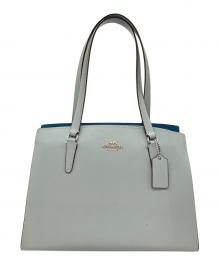 COACH（コーチ）の古着「テイタム　キャリーオール」｜スカイブルー