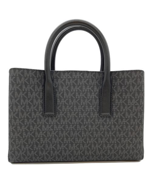 MICHAEL KORS（マイケル・コース）MICHAEL KORS (マイケル・コース) RUTHIE サッチェル スモール - MKシグネチャー ブラック 未使用品の古着・服飾アイテム