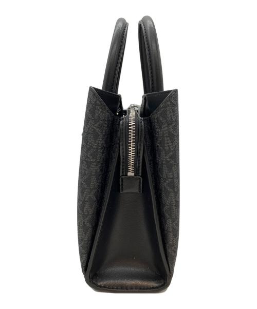 MICHAEL KORS（マイケル・コース）MICHAEL KORS (マイケル・コース) RUTHIE サッチェル スモール - MKシグネチャー ブラック 未使用品の古着・服飾アイテム