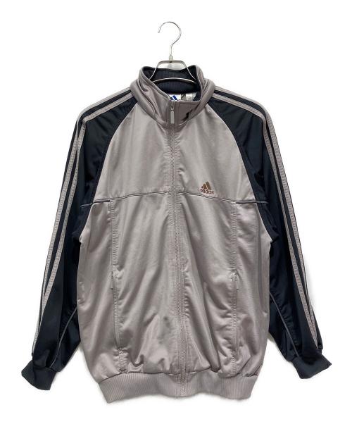 adidas（アディダス）adidas (アディダス) トラックジャケット グレー×ブルーグレー サイズ:Oの古着・服飾アイテム