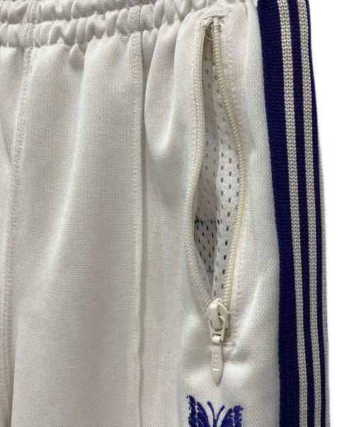 Needles（ニードルズ）Needles (ニードルズ) トラックパンツ ホワイト×パープル サイズ:XSの古着・服飾アイテム