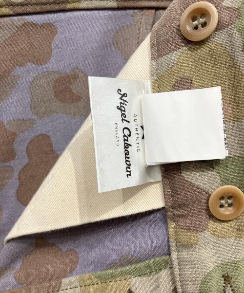 NIGEL CABOURN（ナイジェルケーボン）NIGEL CABOURN (ナイジェルケーボン) パンツ グリーン×ブラウン サイズ:36の古着・服飾アイテム