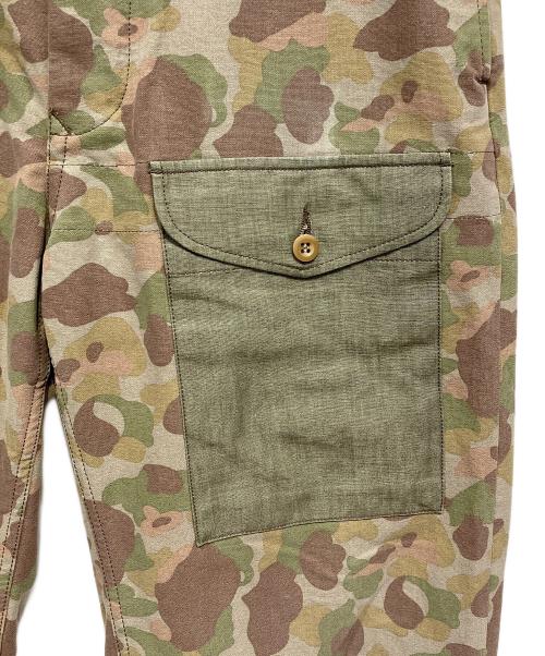 NIGEL CABOURN（ナイジェルケーボン）NIGEL CABOURN (ナイジェルケーボン) パンツ グリーン×ブラウン サイズ:36の古着・服飾アイテム