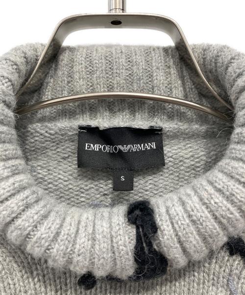 EMPORIO ARMANI（エンポリオアルマーニ）EMPORIO ARMANI (エンポリオアルマーニ) 厚手ニット グレー サイズ:Sの古着・服飾アイテム